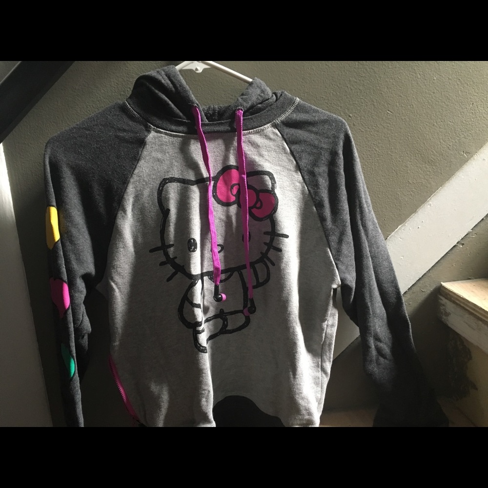 girls hello kitty hoodiebuddie